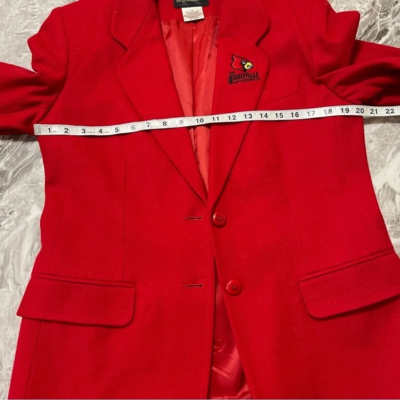 Requirements Vintage University Of Louisville UofL Size 10 Coaches Sport Coat - Picture 15 of 16